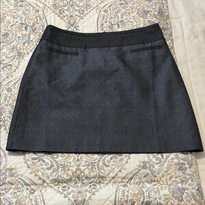 LOFT Charcoal Mini Skirt
